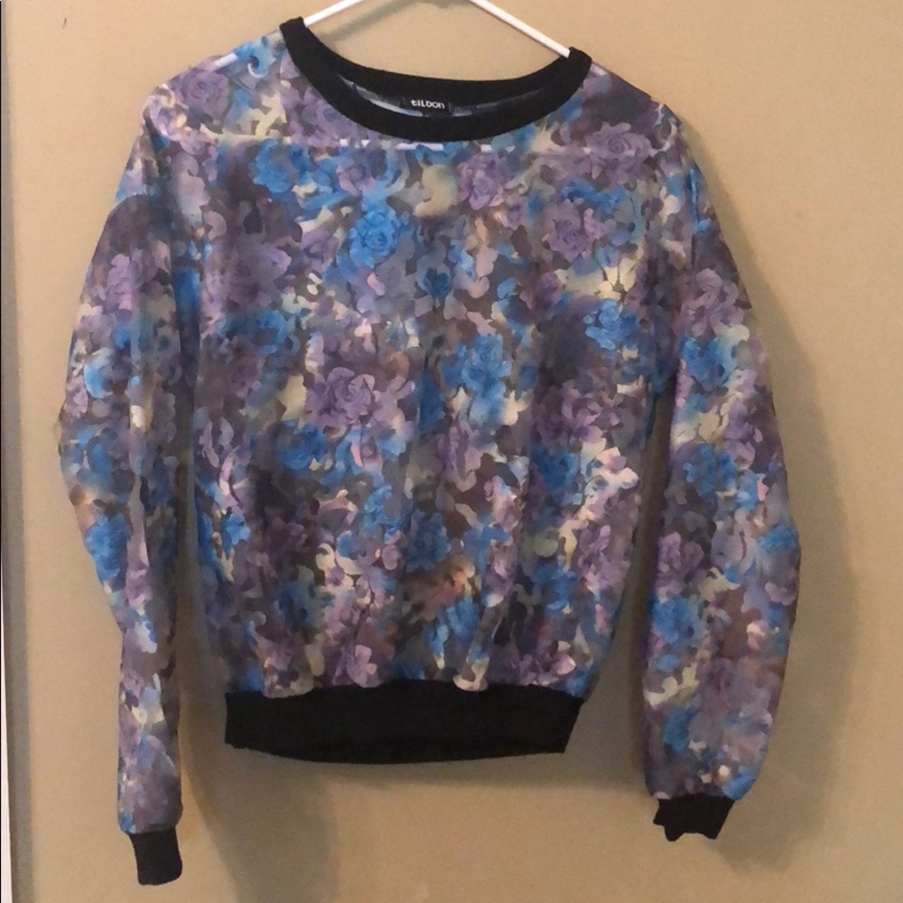 Sheer sweater